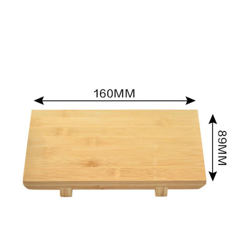 

Бамбуковая доска для суши Прямоугольная платформа для приготовления Сашими Японская и корейская кухня Столовая посуда Сервировочная тарелка Поднос WF