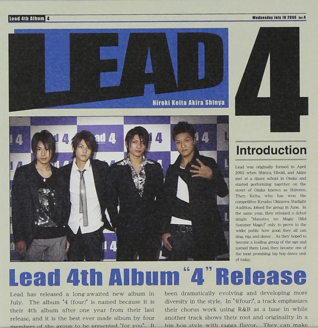 

CD LEAD; SHINYA - 4 PCCA02282 Japan ObiJapanese Pop/Rock Used