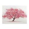 Wooden jigsaw puzzle cherry wood 500 pieces suitable wall decoration.