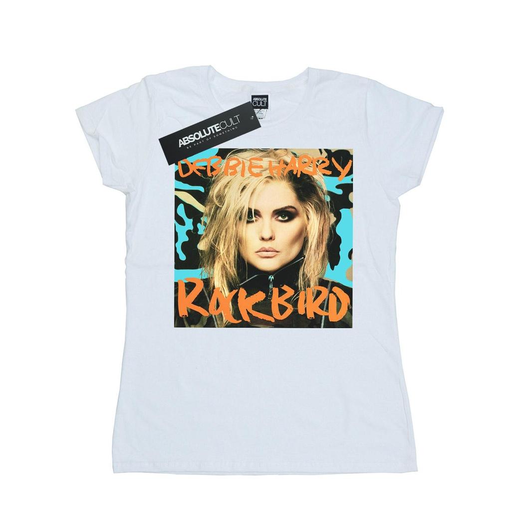 Debbie Harry Damen/Damen Rockbird Cover Baumwoll-T-Shirt