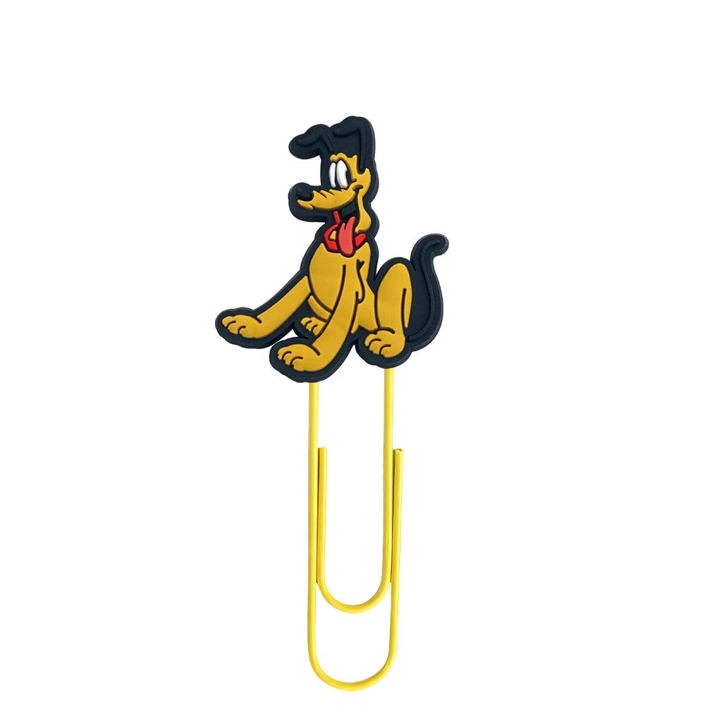 Mickey & Minnie Creative Cartoon Bookmarks - Colorful Large Paper Clips for Office & DIY