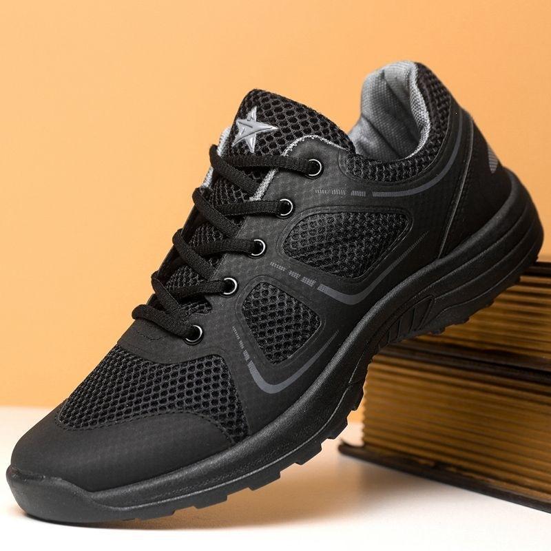 Training Running Shoes Black Physical Training Shoes Rubber Shoes Men's New Military Training Summer Liberation Physical Shoes