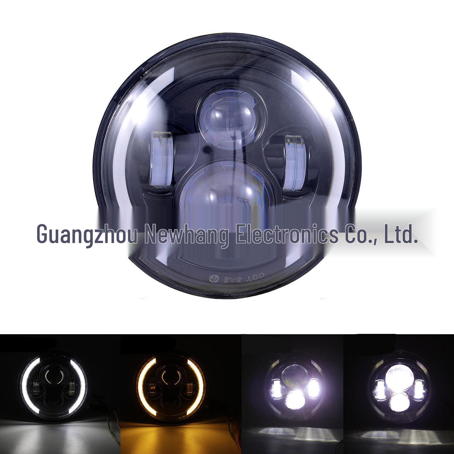 

7 LED DRL H4 Headlight Projector for Wrangler