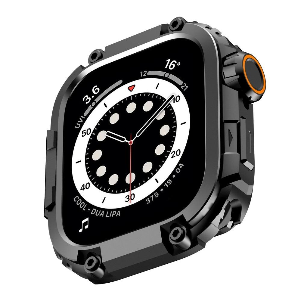 Stainless Steel Case for Apple Watch Series 11 46mm Metal Bumper Protector Frame for Iwatch 10 46MM Accessories Protective Cover