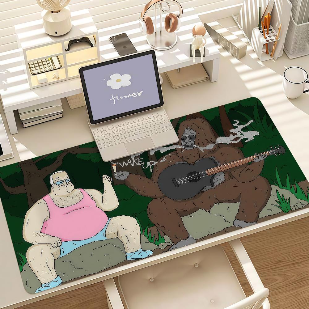 Tappetino Mouse Divertente Cartoon B-Big Lez S-Show Bordo in Gomma Antiscivolo Bloccato Spesso Tappetino per Scrivania Laptop Gaming