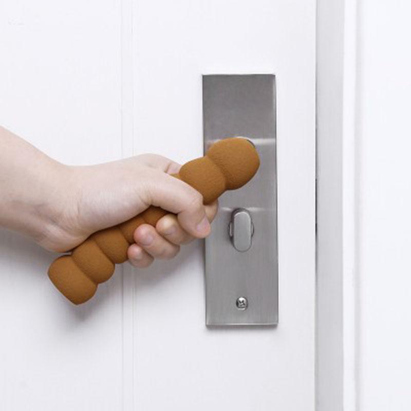 Premium Door Handle Cover - Spiral Safety Glove, Soft Bumper, Anti-Collision, Interior Shield