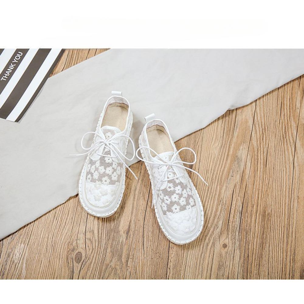 Летние сетчатые женские одиночные туфли с выемками Новые туфли Le Fu 40 абрикосовый — фото 7