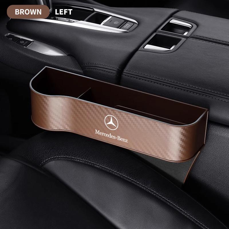 Car Seat Organizer Crevice Storage Box For Mercedes Benz C180 C200 C260 C300 W108 W124 W126 W140 W168 W169 W176 Accessories