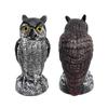 Cross-Border Owl: Outdoor Bird-Scaring, Rodent-Repelling Resin Ornament with Head Movement