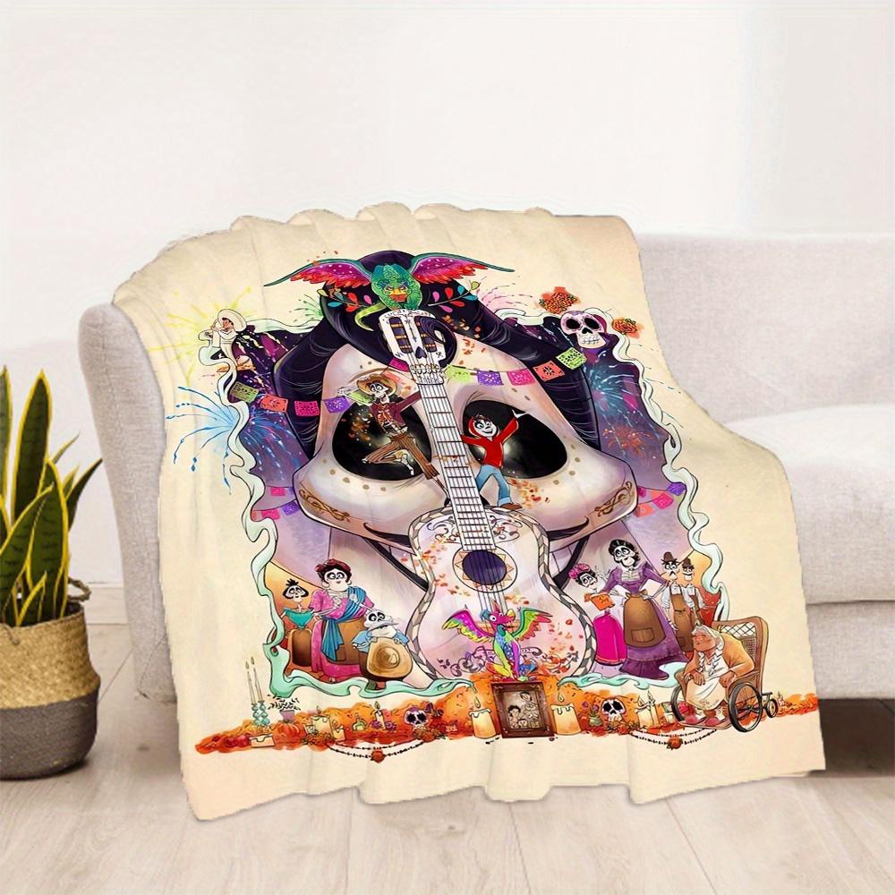 1pc, Coco Miguel Blankets for Outdoor, Living Room, Travel, Camping, Car Blankets