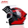 Full Face Motorcycle Helmet Women Couples Dual Visor Anti-Fog ABS Electric Scooter Riding JK902