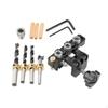 Positioning Punch Woodworking Tool 3 In 1 Self Centering Dowel Drill Guide for
