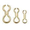 100Pcs/Set Sinker Wire Eyes Simple Corrosion Resistant Golden Steel Alloy Fishing Weights