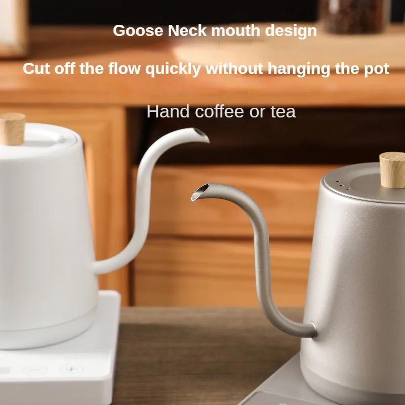 1000W Slim Mouth Pot Temperature Control Water Pot Tea Pot 220V Gooseneck Electric Coffee Pot Manual Brewing Coffee Pot