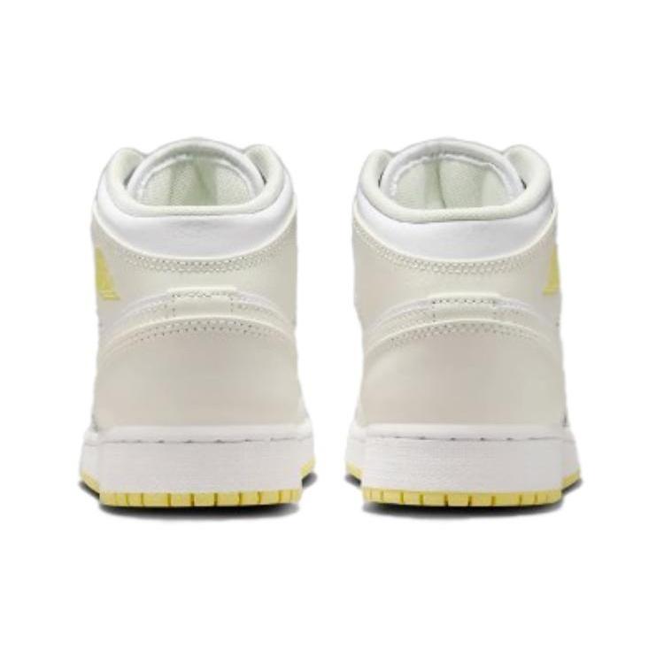 (GS) Air Jordan 1 Mid 'Sail Light Laser Orange' Kids' FD8780-181