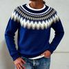 European & American Chunky Knit Jacquard Women's Sweater - Acrylic, Thickened for Autumn/Winter  