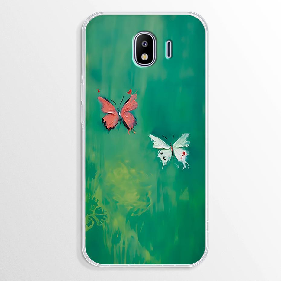 Marble Case For Samsung Galaxy J4 2018 Case J400 J400F Soft TPU Cover For Samsung Galaxy J4 Plus J 4 J4+ Case J415F Fundas Cover