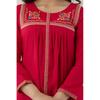 Indian Embroidered Rayon Straight Kurta Top Women Party Wear Top Tunic Kurti VF-20213