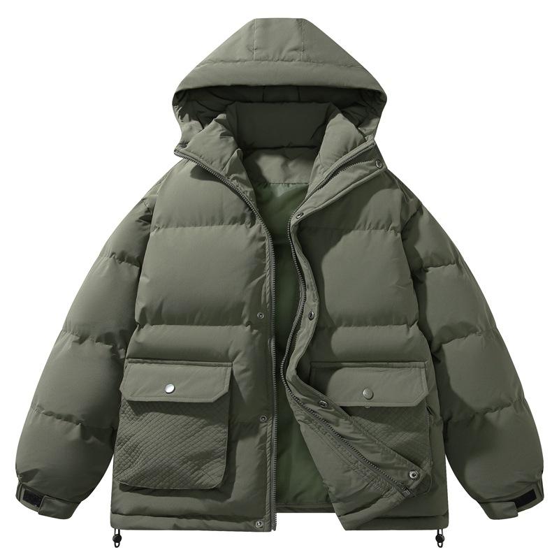 Autumn and winter cotton-padded clothes, the same brand for men and women, warm cotton-padded jackets, clothes and coats on cotton-padded clothes.