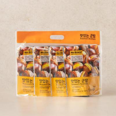 NO BRAND Roasted Chestnuts 100gx4Pcs
