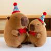 Capybara Birthday Party Hat Plush Doll - Stuffed Animal Gift Ragdoll