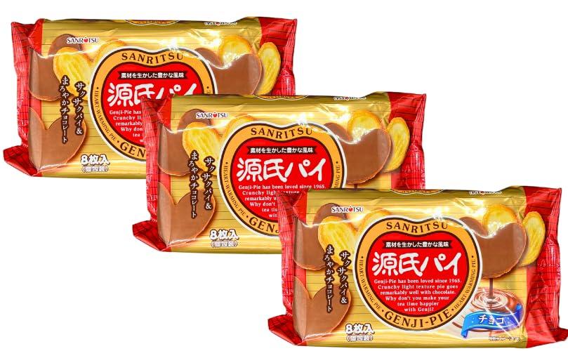 

Sanritsu Genji Pie Chocolate 8 шт. x 3 пакета набор Genji Pie [Осенне-зимняя лимитированная серия] Покрытый шоколадом