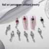 Star Rhinestone Baroque Nail Art Pendants