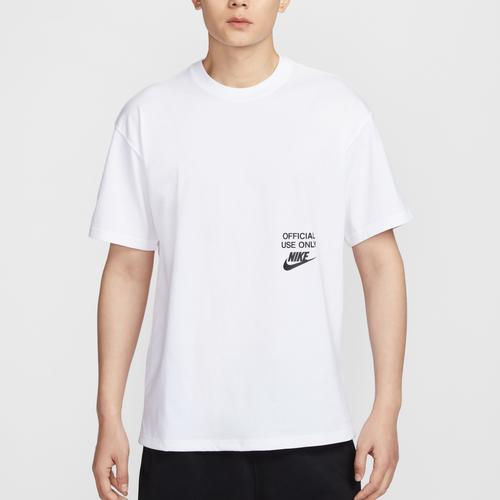 Nike Fashion Simple Pure White Short Sleeve T-Shirt for Men