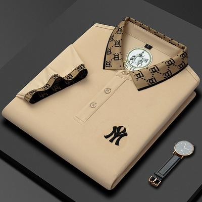 TrendHub Men's Short-sleeved T-shirt Polo Shirt New High-end Business T-shirt
