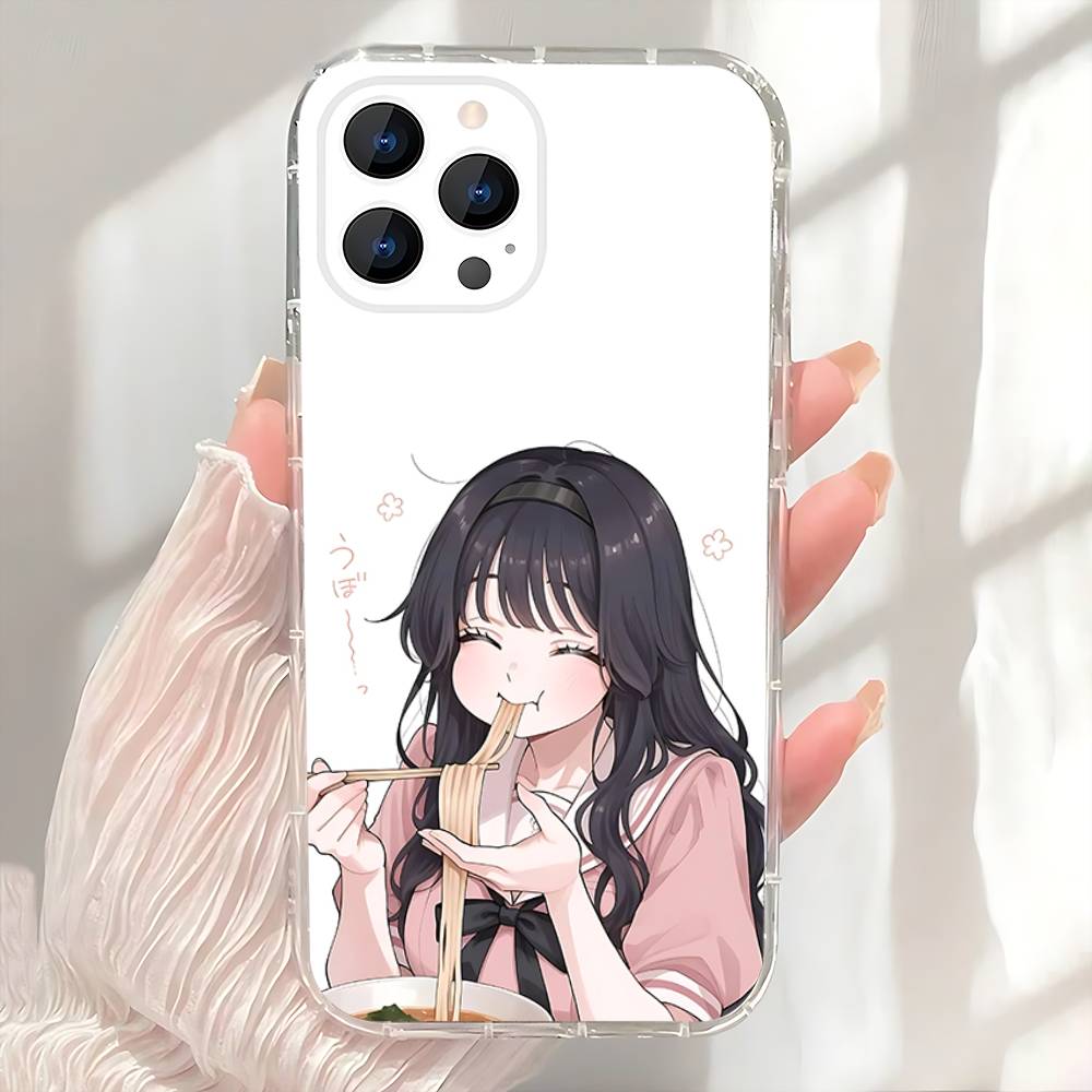 Kaoru Hana Wa Rin To Saku Phone Case For iPhone 17,16,15,14,13,12,11 Pro,Max,Plus,X,XS,XR,SE4,E Mini Transparent Soft Cover