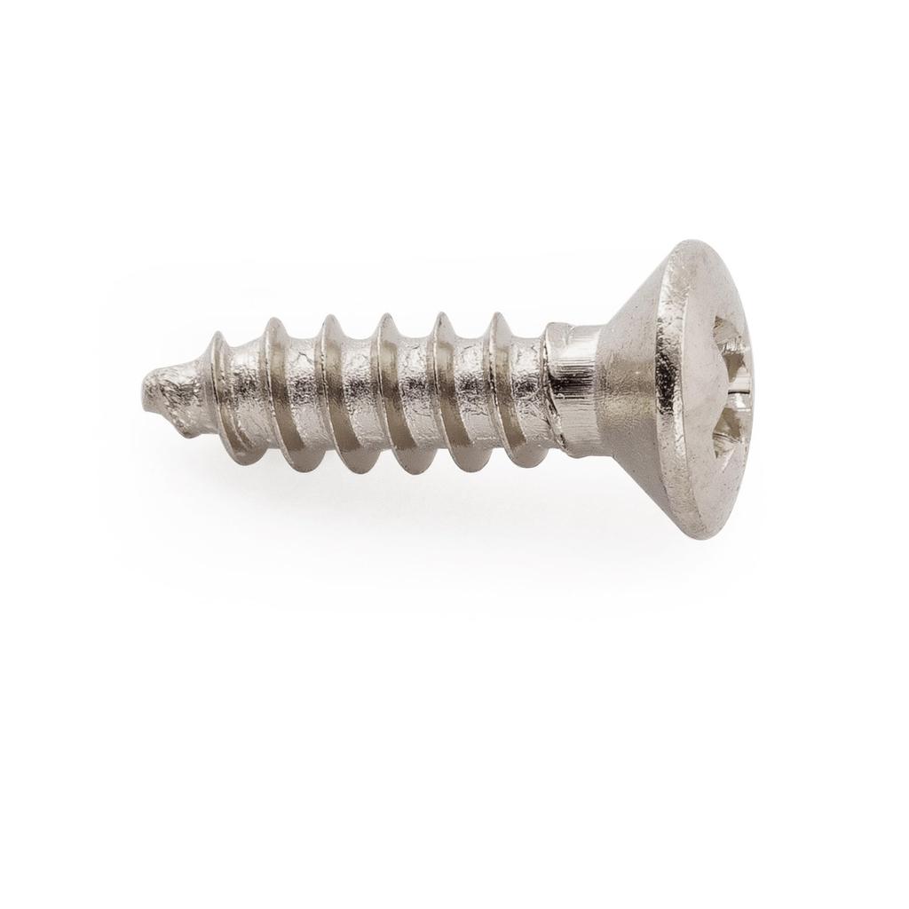 Musiclily Ultra Stainless Steel Truss Rod Cover Mounting Round Head Screws for Epi Electric Nickel of 2.5x10mm Guitars, (Set 10)