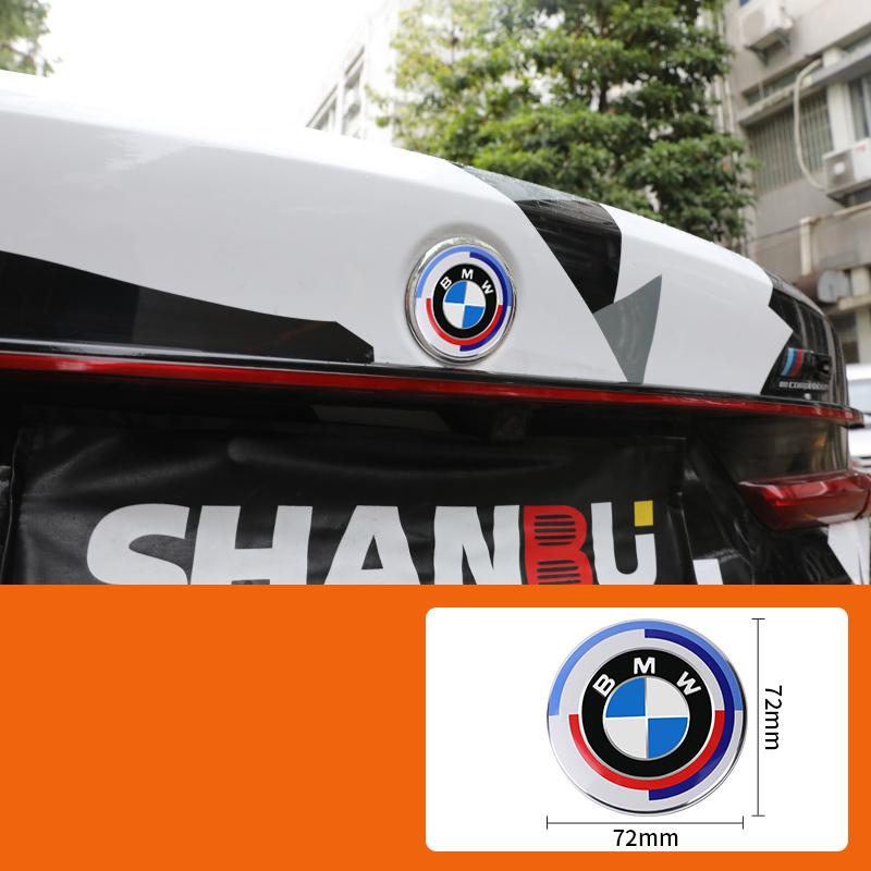 74/82/56/45mm Car Hood Front Rear Trunk Steering Wheel Emblem Badge Replacement For BMW E36 E46 E53 E90 E60 E61 E93 X1 X3 X5