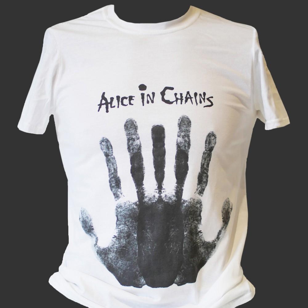 

ALICE IN CHAINS ГРАНЖ ПАНК РОК ХАРДКОР МЕТАЛ ФУТБОЛКА унисекс S-3XL 2XL