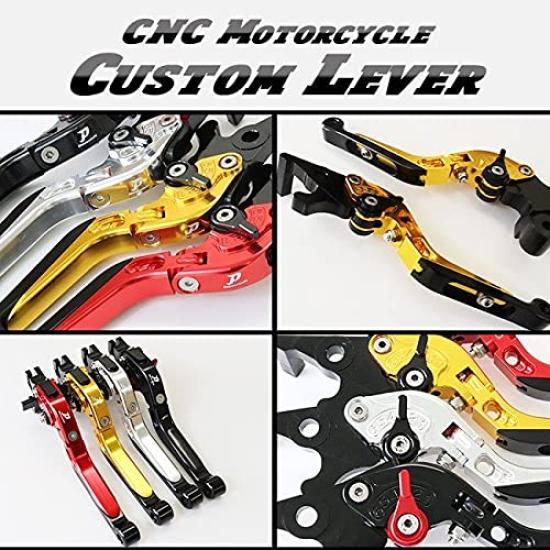motorcycle brake and clutch lever set and for the Yamaha and Available in four and extendable CNC-machined (left right) Balius, Zephyr, ZRX, ZZ-R,