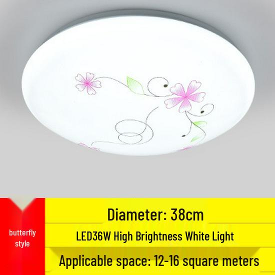 Modern Minimalist Round Ceiling Light: Ideal for Bedrooms, Aisles, Living Rooms, Balconies, Kitchens, and Bathrooms