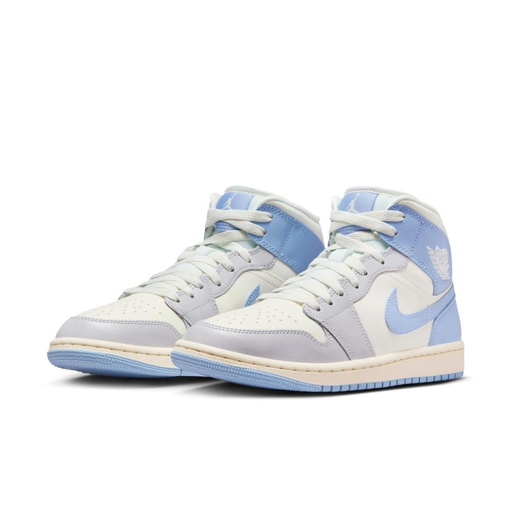Jordan Brand W Air Jordan 1 Mid Wbq6472a 402pychbl Ntrlg
