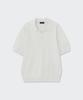 MUSINSA STANDARD Washable Supima Cotton Slit Neck Knitted Polo Shirt [Ivory]