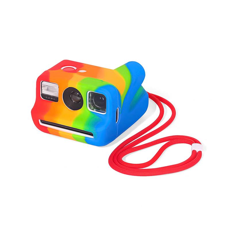

[Film Lab] Polaroid Go Silicone Camera Case Soft Protective Case with Strap CAA56 червоний