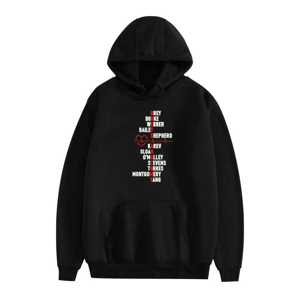 

Grey s Anatomy Cross-Border Unisex Hoodie - Intern Doctor Style for Autumn & Winter XXL