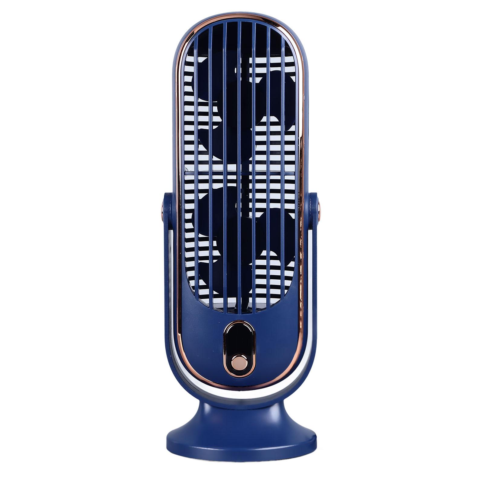 Ventilateur Tour de Table Portable USB 5 Vitesses Moteur Sans Balais Silencieux Ventilateur Tour pour Voiture Maison