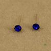 100 Pairs of Mixed Rhinestone Earrings: 4mm, 6mm, 7mm Plastic Studs In Various Colors and Sizes