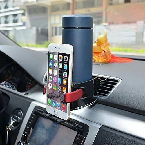 Universal Car Air Vent Mount Cup Holder Drink Bottle Bracket Stand Phone Holder
