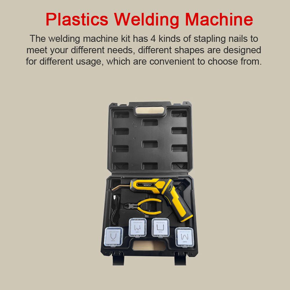 Handheld Plastics Welding Machine Portable 90 Degrees  Foldable Handle Car Panel Crack Repairs Kit Thermal Cutting Hot
