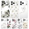 Flower Soft Clear TPU Phone Case For iPhone 17 Air 16E 16 11 15 14 Pro MAX 12 13 7 8 Plus SE Easter Cover Protection