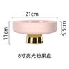 Ceramic Fruit Plate Refreshment Tray Fruit Dish Cake Pan Dessert Plates Salad Bowl Cake Stand Decorative Plate Dinner Plates
