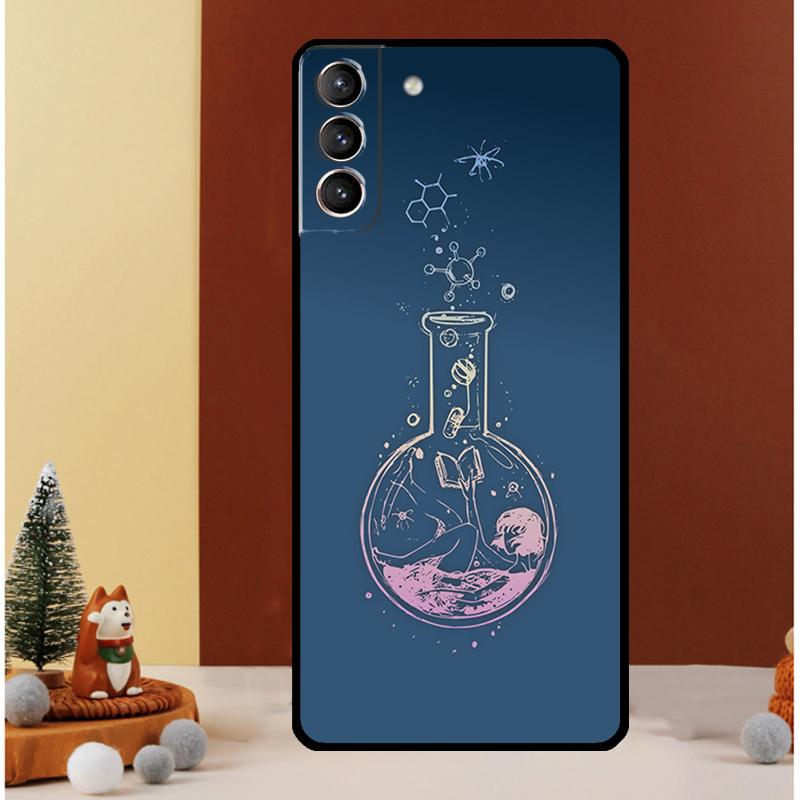 Biology and Chemistry Case For Samsung Galaxy S24 S26 Ultra S22 S23 S25 Ultra S20 S21 Plus S10 S25 FE Cover Funda