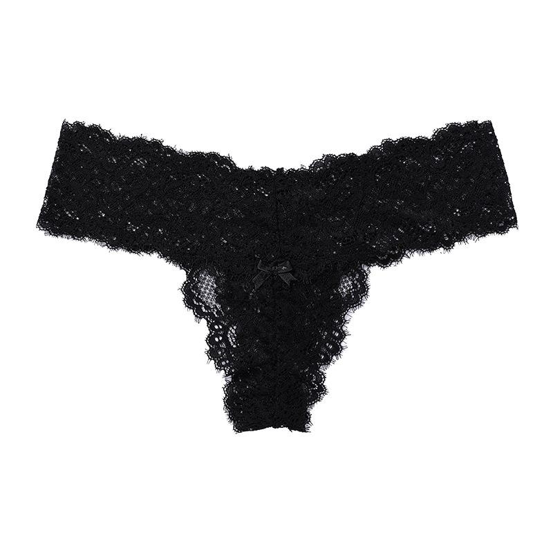 Sexy Lace Thong Women's  Knickers Low Waist Sports Women's Lingerie Pure Cotton Crotch Underwear Panties