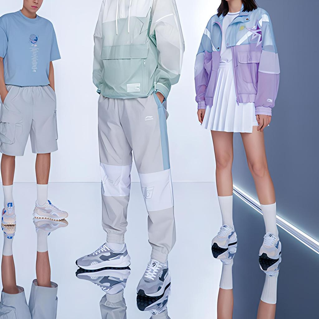 Li Ning Sports Fashion Series Casual Loose Jacket Men Jacket Purple AFDR151-4