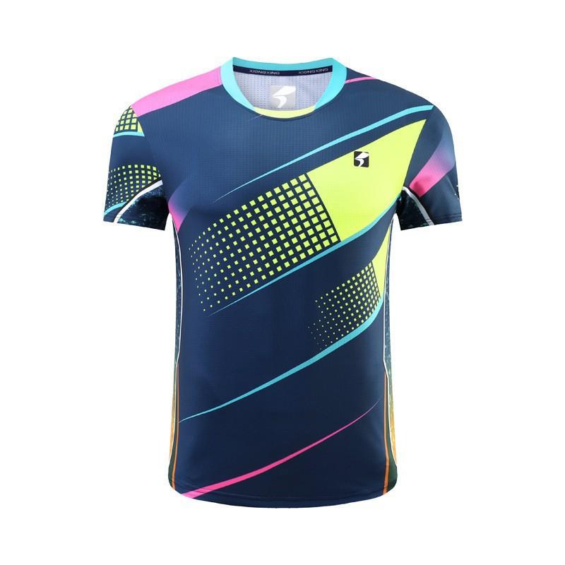 Badminton Tischtennis Kurzarm Set Schnelltrocknend Atmungsaktiv Sportbekleidung Herren Damen Kinder Team Uniformen Individuell