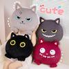 Cat Black Adorable Plush Toy Cartoon Girls Children Sleep Buddy Birthday Gift